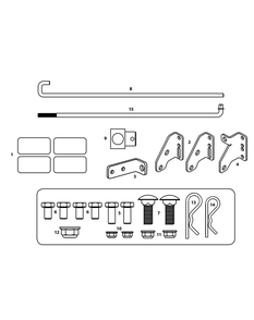 General Assembly Diagram and Parts List for 59A30043 150 Cub Cadet Lawn Tractor